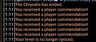 Commendations awarded after The Chrysalis