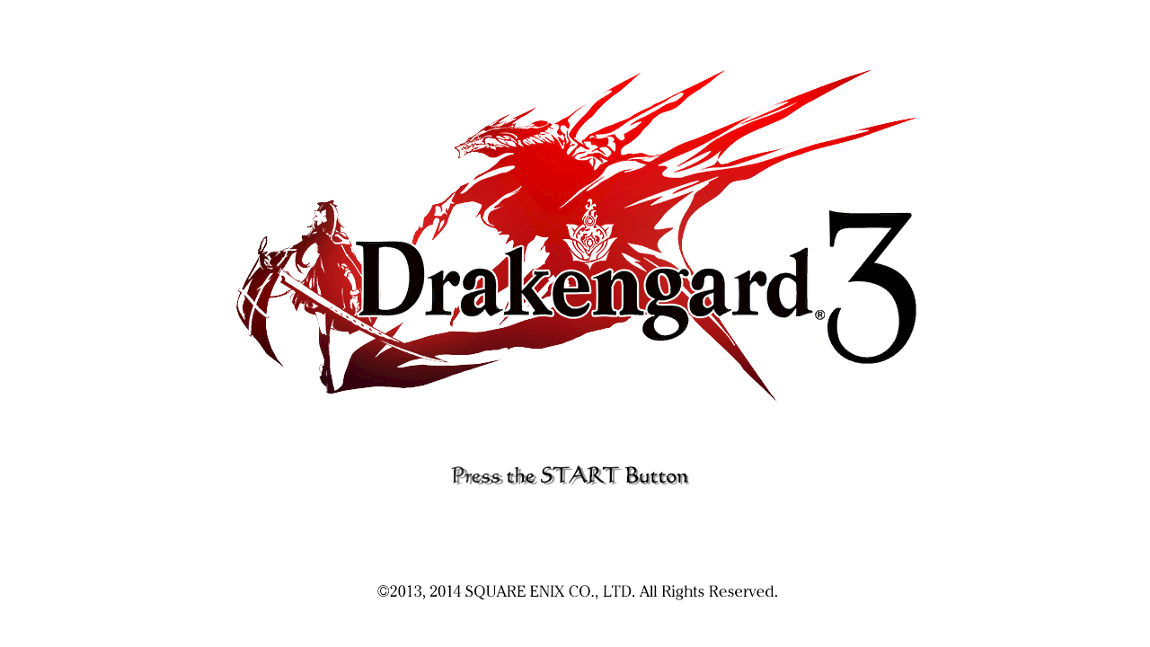 Drakengard 3 title screen